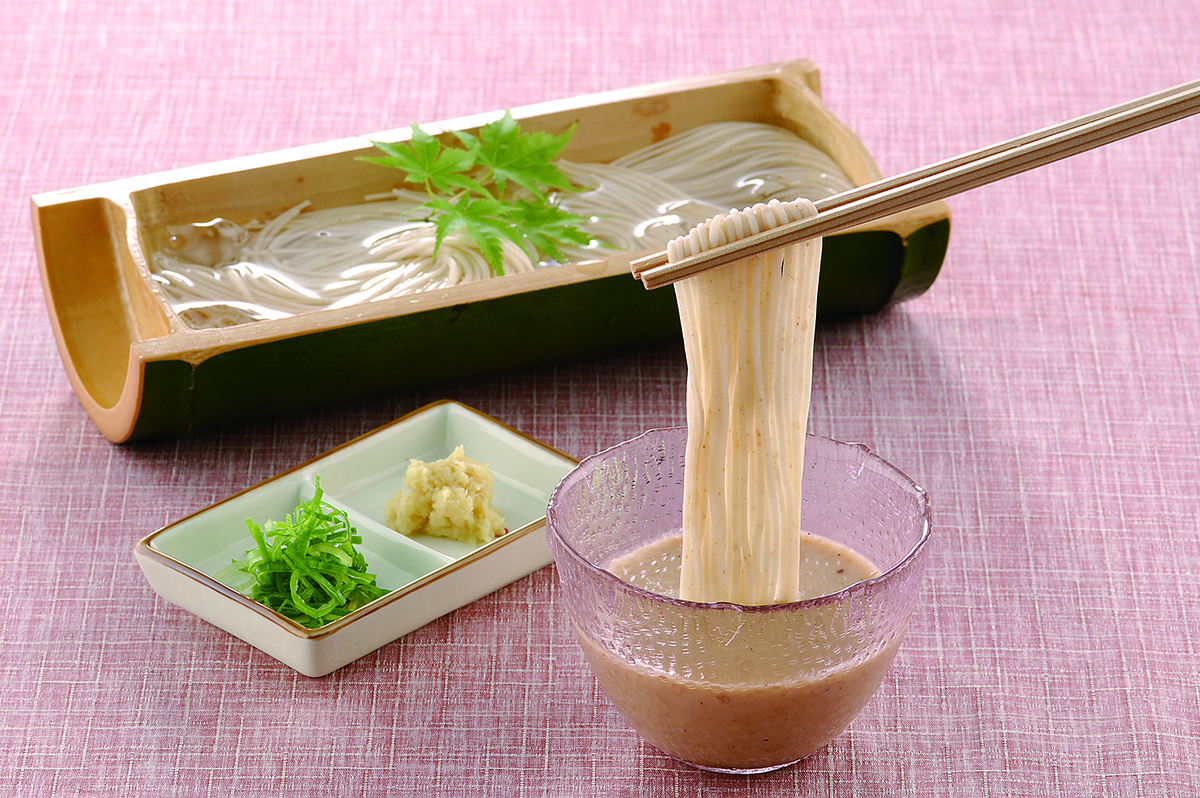 ごまです 胡麻そうめん食べ比べ＜金ごま・黒ごま＞ BGW-30 | そうめんのよし井