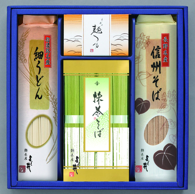 信州そば・抹茶そば・細うどんセット　FUB-20R