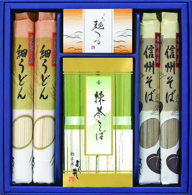 信州そば・抹茶そば・細うどんセット　FUB-25R