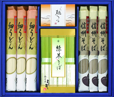 信州そば・抹茶そば・細うどんセット　FUB-30R