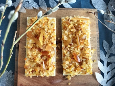 【限定セット】大三島柑橘ピールチョコレート（白） ＆ 赤ワインセット