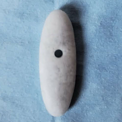 260305-07 レムリアホワイト翡翠縄文大珠