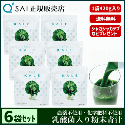 キューサイ青汁 ザ・ケール ＋乳酸菌（420g）6袋まとめ買い