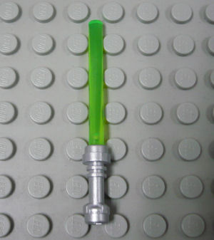 ライトセーバー[透明黄緑](柄[メタリックシルバー]) | ホビー