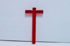 %21699 丸棒[透明赤](クロス)