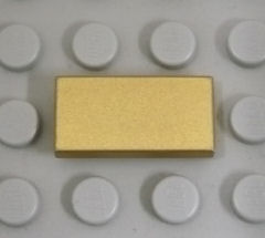 %3069b タイル[ツヤ消金]1x2