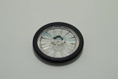 %24314 車輪[透明クリア](タイヤ一体型、小計軸、車椅子等に使用)