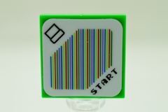 %3068b タイル[薄緑]2x2(START、ステッカー)