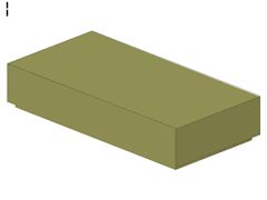 %3069b タイル[オリーブ緑]1x2