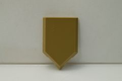 %22385 タイル[ダークタン]2x3(五角形)