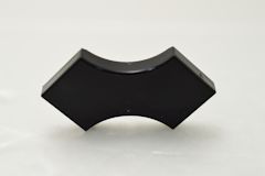 %3396 タイル[黒]2x2(2角 1/4円カット)