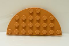 %22888 プレート[黄褐色]4x8(1/2円)