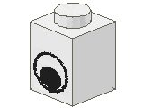 %3005 ブロック[白]1x1(目玉)