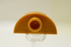 %1745 プレート[パール金]1x2(1/2円、ポッチ1個)