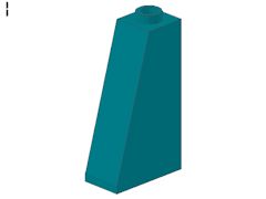 %4460b スロープ75度[ダークシアン]2x1x3(斜面:粒大)