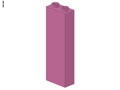 %2454 ブロック[ダークピンク]1x2x5