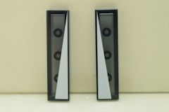 %2431 タイル[透明黒]1x4(三角[白]、左右ペア)