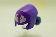 %112132 マスク[青紫](お団子ヘア[紺]付)
