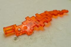 %7131 エナジーエフェクト[透明アメ色](ピクセル形状、軸穴)