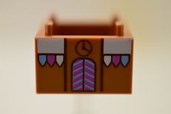 %35700 コンテナボックス[黄褐色]2x2x1(ドアと時計)