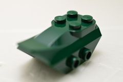 %79897 カーブスロープ[濃緑]4x2(上部ポッチ4個、両サイドポッチ2個)