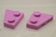 %24299 24307 ウェッジプレート[パステルダークピンク]2x2(左右ペア)
