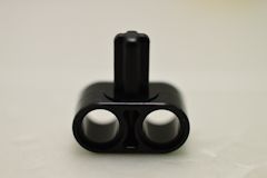 %7244 リフトアーム[黒]1x2(軸付き)