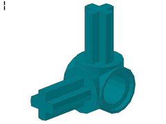 %10197 ペグコネクタ[ダークシアン](軸2個)