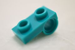 %18677 プレート[ダークシアン]1x2(下にペグ穴x1)