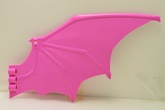 %5981 ドラゴンの羽[ダークピンク]19x11(ペグ穴ｘ3個)