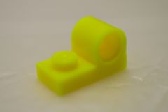 %11458 プレート[ネオンイエロー]1x2(ペグ穴x1)