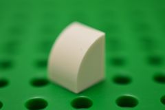 %7126 曲面ブロック[白]1x1x1