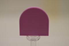 %5520 タイル[パステルダークピンク]2x2(片側半円)