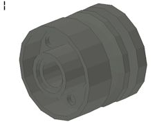 %55981 車輪[新濃灰]18x14(ペグ穴)