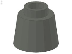 %85975 コーン[新濃灰]1.2x1.2x2/3