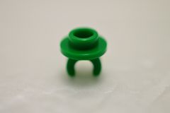 %5264 プレート[緑色]1x1(丸、下部にクリップ)
