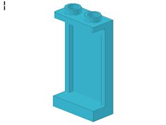 %87544 パネル[アズール青]1x2x3(両サイド補強型)