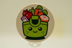 %67095 タイル[白]3x3(円、野菜)