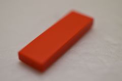 %63864 タイル[赤オレンジ]1x3