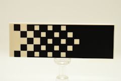 %69729 タイル[白]2x6(チェッカーフラッグ))