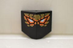 %1762 カーブスロープ[黒]2x2(ロボットの目、両側、一部切取、上部傾斜あり)