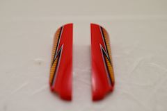 %7205 %7206 カーブスロープ[赤]4x1(稲妻型チェッカー、左右ペア)