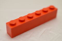 %3009 ブロック[赤オレンジ]1x6