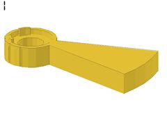 %40243 螺旋階段パーツ[黄色](段のみ)