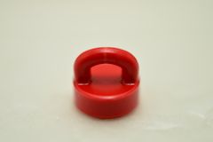 %77813 タイル[赤]1x1(円、チャーム用取っ手付)