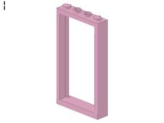 %60596 ドア枠[パステルダークピンク]1x4x6