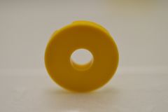 %15535 タイル[黄色]2x2(円、穴開き)