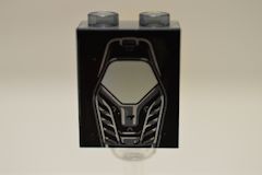 %94638 パネル[透明黒]1x2x2(リアウィンドウ、両サイド補強型)