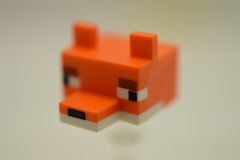 %7709 キツネの頭部[オレンジ](マインクラフト)