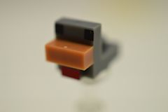 %35750 ニワトリの頭部[新濃灰](マインクラフト)